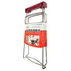 隔熱防燙 防滑耐用 碗盤夾, 紅色, 1個