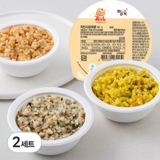 짱죽 냉장 이유식 완료기 아기밥(13~14개월부터) C세트, (치킨시금치밥 + 참치야채밥 + 카레달걀찜밥 + 비프토마토리조또) x 180g, 2세트