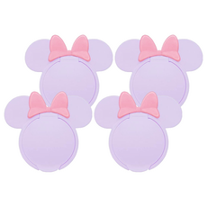 nishiki 錦化成 米妮系列 頭型濕紙巾蓋, 紫色, 4個