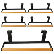 OSLO 毛巾架 240x90x70mm, 黑色, 5個