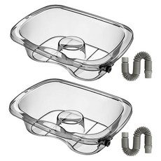 Dr.Felice J 老人洗髮盆 洗頭器, 灰色, 2個