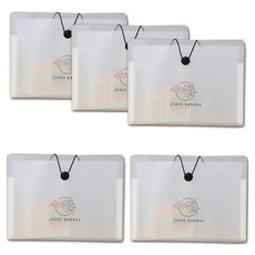 瑪達酷米 風琴夾 索引文件 透明文件夾 A4, 08 竹子, 5個