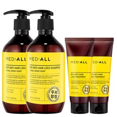 MED ALL RCP頭皮清淨洗髮精 木質香 480ml+護髮素 200ml, 2組