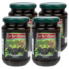 La Sevillana 寶鼎 黑橄欖, 370g, 4個