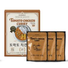 ROUNDABOUT 番茄雞肉咖哩 3入, 1個, 600g