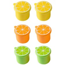 食品級矽膠DIY自製冰塊模具 6個, 黃 + 綠 + 橘色, 1組