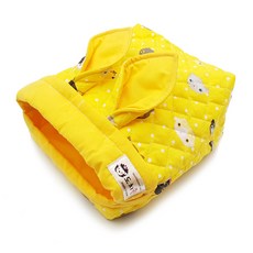 dochiqueen 兔子外出包 中型 圖案隨機出貨, 1個, 黃色