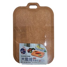 LocknLock 樂扣樂扣 木纖維超防滑吊掛抗菌砧板, 木質, 1個