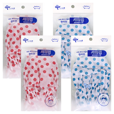 소프렌 도트 샤워 헤어캡, 랜덤 발송, 4개