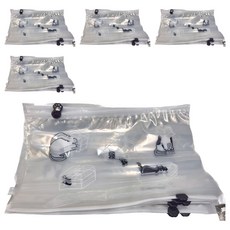 SHIMOYAMA PE貓爪滑扣保鮮袋 小貓印花, L(36.5 x 21.5cm), 20個, 5盒