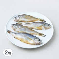 노량진 수산시장 중도매인 90번 소금간 참조기 (냉장), 2개, 250g