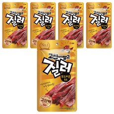 질러 부드러운 육포, 70g, 5개