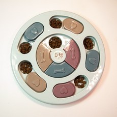 益智狗藏食玩具, 藍色, 1個