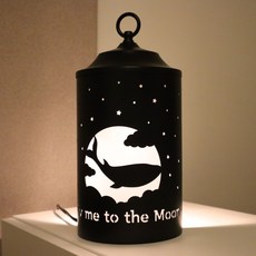 蠟燭取暖器大夢鯨+鹵素燈泡+調節器, 黑色的