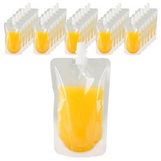 리빙홈디테일 스파우트 파우치 투명 200ml, 소(S), 50개입, 1세트