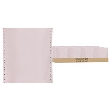 RINGCOM 倫特 電腦連續報表紙 全頁 雙切 2P 9.5 x 11吋 白 紅, 800張