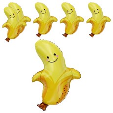 와우파티코리아 스마일 과일 은박풍선, 바나나, 6개