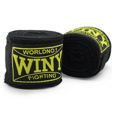 위니 손목 복싱 핸드랩, 블랙, 2개
