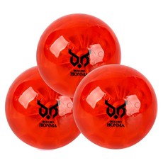 BUKURO HONMA Monster LED 公園高爾夫球, 3個, 紅色, 1入
