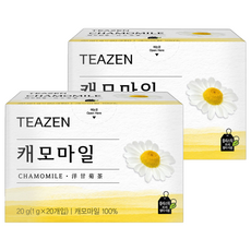 TEAZEN 洋甘菊茶 100% 洋甘菊, 1g, 20入, 2盒