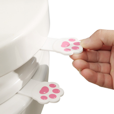 안이네 귀여운 변기 위생 손잡이 2p, 화이트