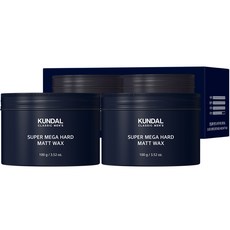 KUNDAL 昆黛爾 男性專用超硬霧面髮蠟, 100g, 2罐