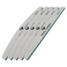 有趣的指甲護理斑馬文件 100/150, 混合顏色, 5個