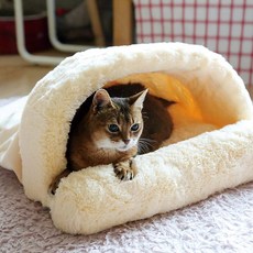 affetto 奢華口袋寵物坐墊, 象牙白, 1個