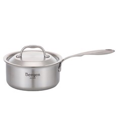 HANIL STAINLESS STEEL Bergen感應爐適用五層單柄湯鍋, 單色, 16cm, 1個