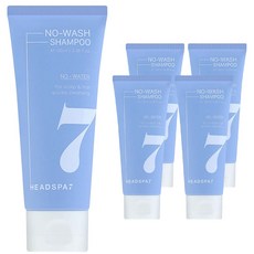 헤드스파7 노워시 샴푸 플로럴향, 100ml, 5개