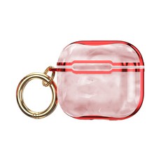 Fortitude Stoneline AirPods 3代 保護殼 + 登山扣, 大理石紅, 單一商品, 1個