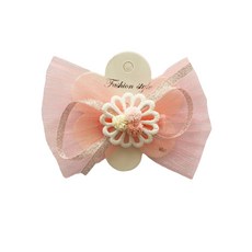 SY(童)造型壓夾-大蝴蝶粉，甜美蝴蝶結髮飾，輕巧舒適，打造寶貝時尚造型, 粉色, 1入