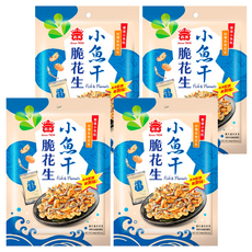 義美 小魚干脆花生, 84g, 4袋