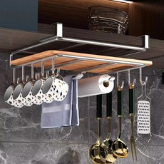 YLIVING 不銹鋼切菜板衣架支架1級掛鉤, 1個, 單一顏色