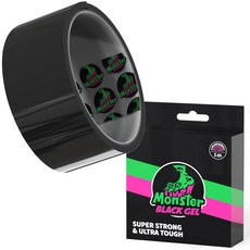 Monster CLEAR GEL 多用途黑色凝膠 1m, 1個, 黑色