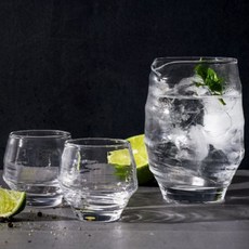 TOYO-SASAKI GLASS 東洋佐佐木 清酒杯 100ml x 2入 + 德利瓶 435ml 套組, 1套, 清酒杯 2入 + 德利瓶