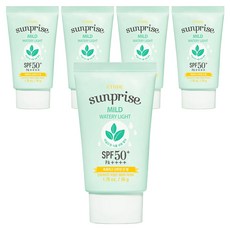 에뛰드 선프라이즈 마일드 워터리 라이트 선 젤 SPF50+ PA++++, 50g, 5개