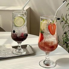 伊德斯 玻璃啤酒高腳杯 盛開 400ml, 2個