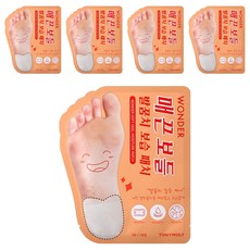 토니모리 원더 매끈 보들 발꿈치 보습 패치, 2개입, 5개