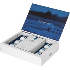 Volvik Blue Label Edition 3層高爾夫球 6顆 + 中筒襪禮盒組, 1組, 白色