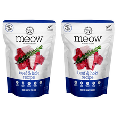 NZ Natural 香酥風乾鮮肉餐 貓用, 牛肉、鱈魚, 100g, 1包, 2包