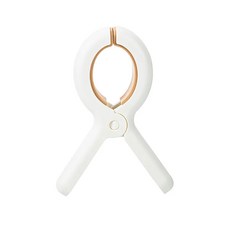 霜山PP棉被晾曬架防風夾 2個入 小貨, 1組, 白色