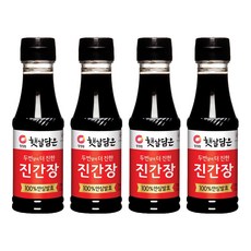 햇살담은 두번 달여 더 진한 진간장, 200ml, 4개
