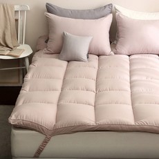 tacca tacca 超細纖維The Clouding彎曲型床墊, Pink Beige