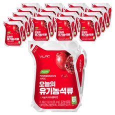 비락 오늘의 유기농석류, 110ml, 18개