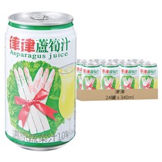 津津 蘆筍汁, 340ml, 24罐