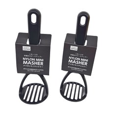 料理壓泥器 2支 黑色, 17 x 6cm, 1組