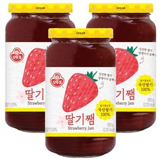 오뚜기 딸기쨈, 850g, 3개