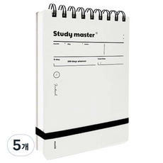 MUNID 上學100天鬆緊帶型讀書計畫, 5個, 白色