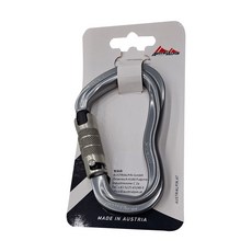 AUSTRIALPIN 鋁合金三段自動上鎖鉤環 耳朵型 銀灰色, 1個